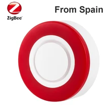 Compatible with Home Assistant, Kaku,Conbee II Red Flashing 95dB HEIMAN Zigbee 3.0 Alarm Siren HS2WD-E