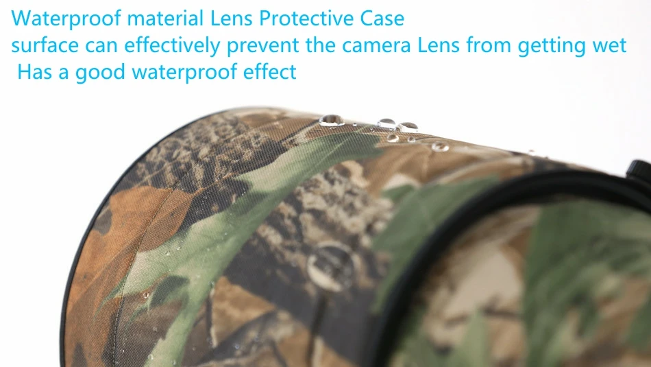 ROLANPRO водонепроницаемый чехол для объектива Nikon AF-S 500 мм F/4E FL ED VR камуфляжная
