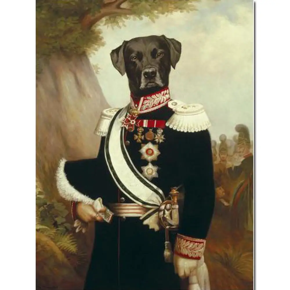 Персонализированный портрет домашних животных холст настенное искусство ручная