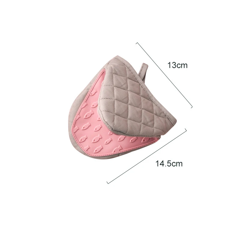 

1PC Silicone Anti-scalding Oven Gloves Mitts Potholder Kitchen Silicone Gloves Tray Dish Bowl Holder Oven Handschoen Hand Clip