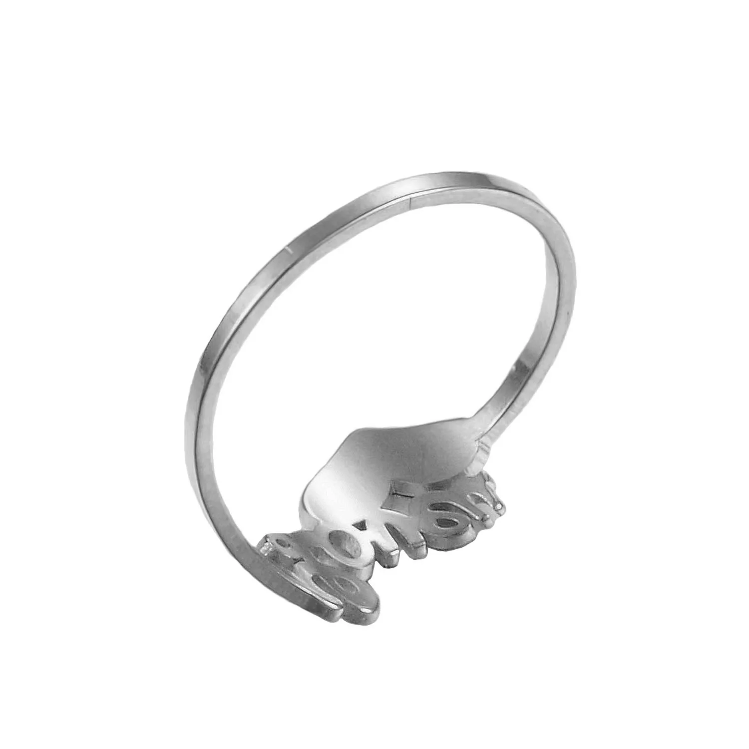 Женское кольцо в форме сердца из нержавеющей стали | Украшения и аксессуары