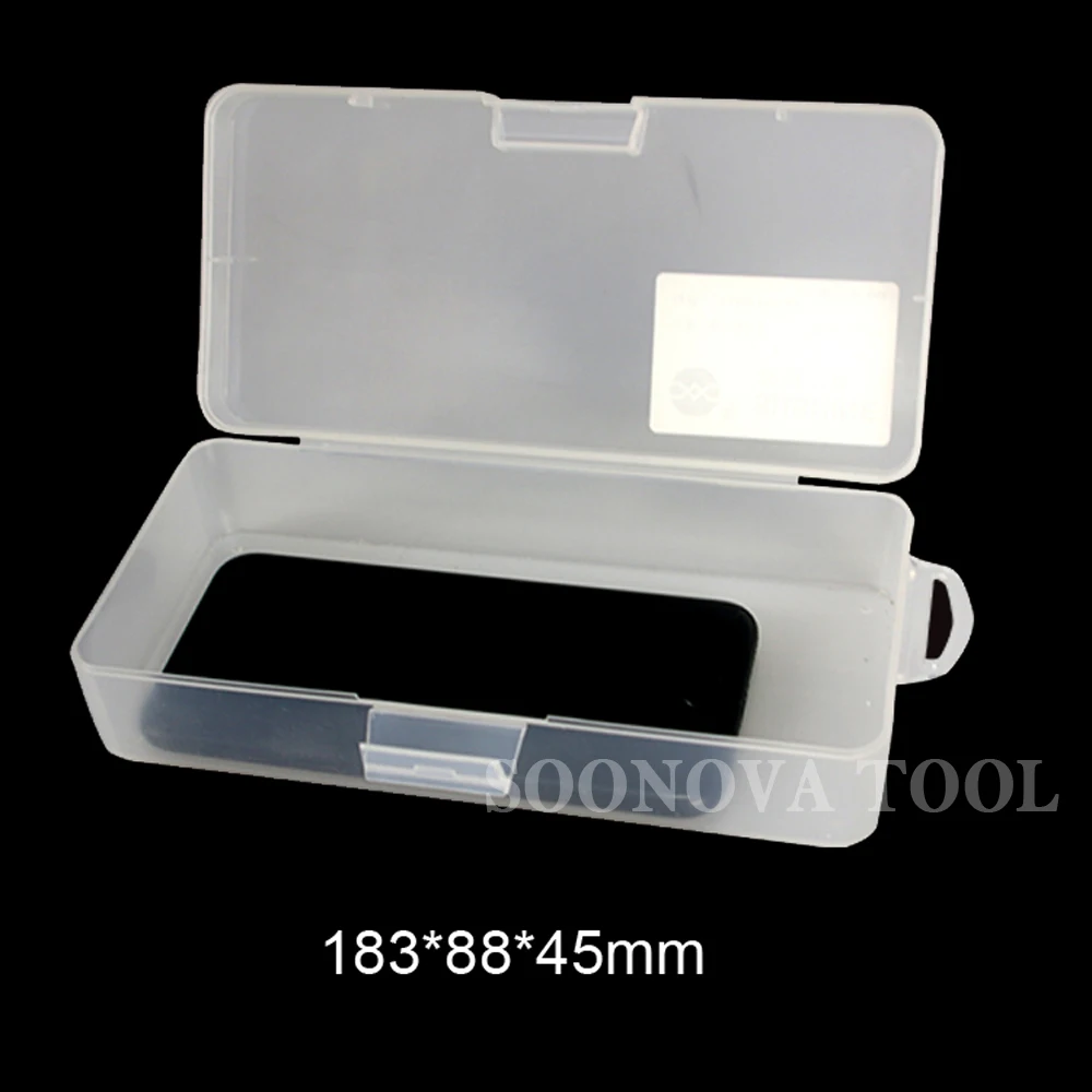 Transparent Plastic Storage Box Multi-Functional IC Parts For Small Component Jewelry Phone Repair Tools | Инструменты