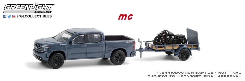 GreenLight 1:64 2020 Chevrolet Bobber модель автомобиля из сплава литые металлические игрушки