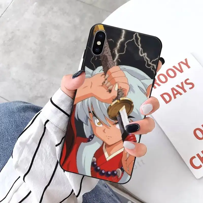 

Anime Inuyasha Sesshoumaru Higurashi Kagome Phone Cases for iPhone 11 12 mini pro XS MAX 8 7 6 6S Plus X 5S SE 2020 XR