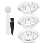 Стальная многоразовая капсула Stianless для фильтра кофемашины senсо, кофе эспрессо, инструменты для фильтрации кофе, посуда для кофе