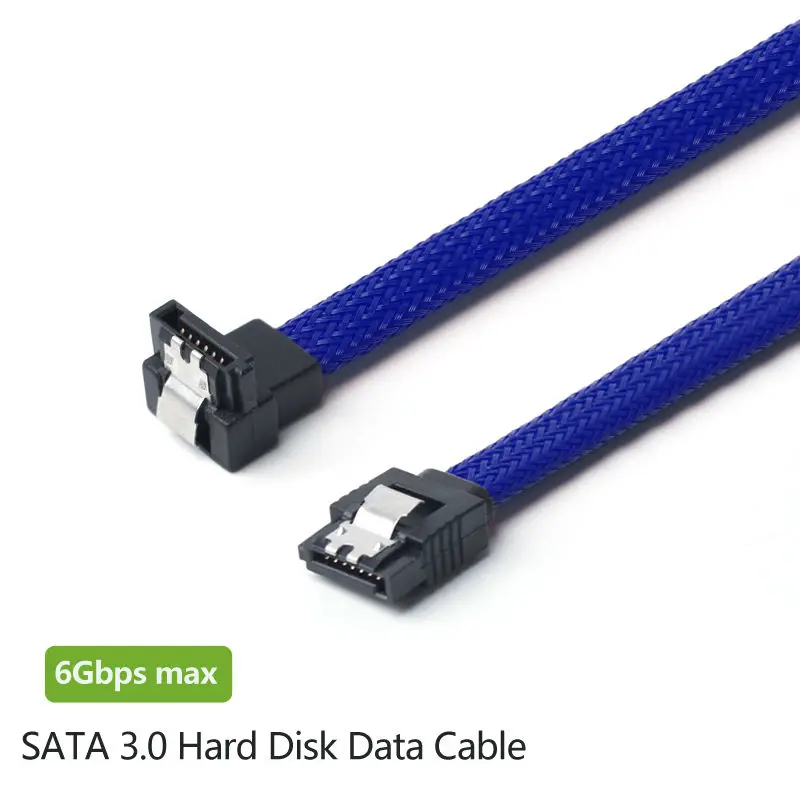 20 штук SATA 3 0 III SATA3 7pin кабель для передачи данных 6 ГБ/сек. Угловые Кабели HDD жесткий
