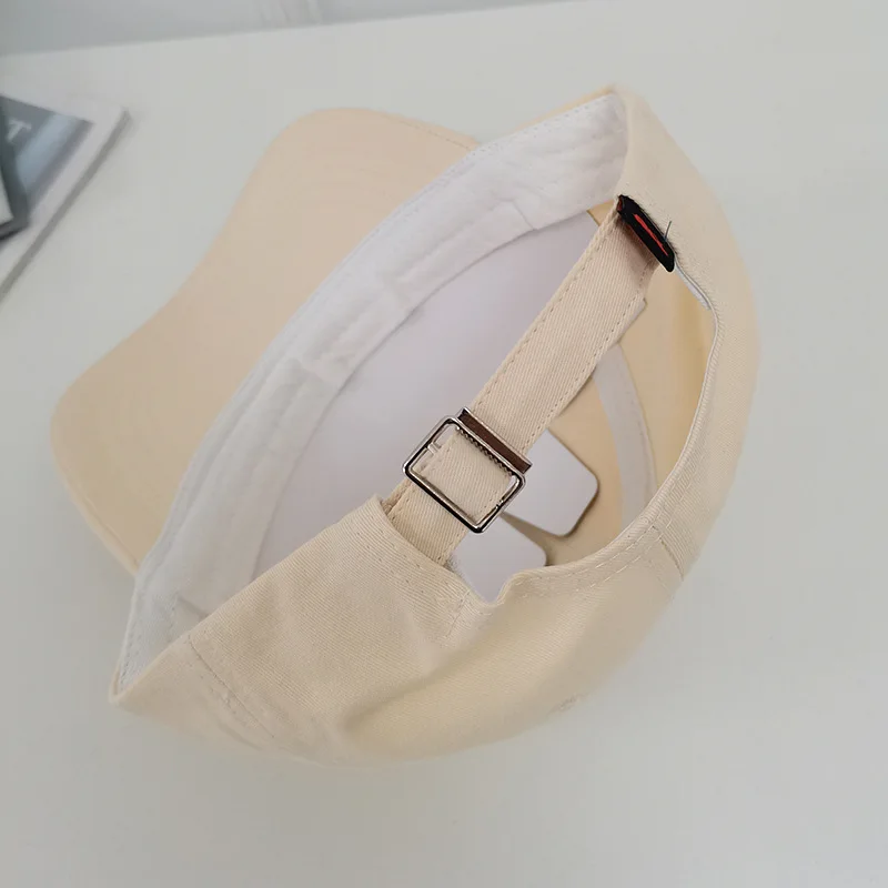 

Men and women spring and summer letter round logo baseball cap fashion personality student soft top cap