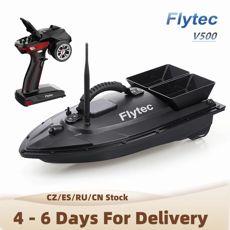 Flytec V500 RC приманка лодка рыбацкая 1 5 кг загрузка 500 м дистанционное управление
