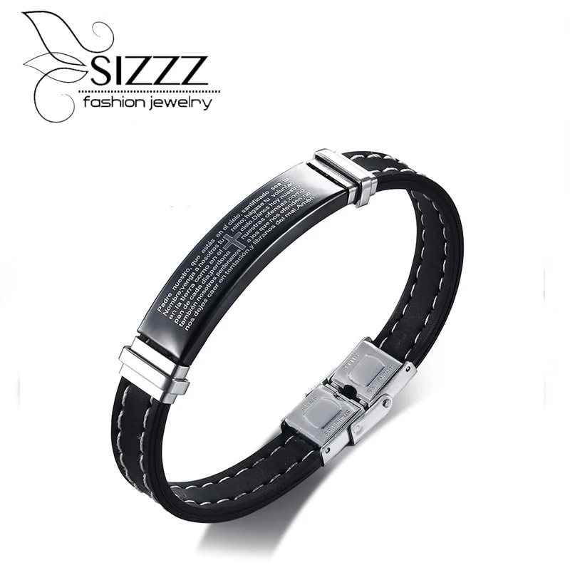 2019 силиконовые заводские цены браслет оптом европейский и американский черный