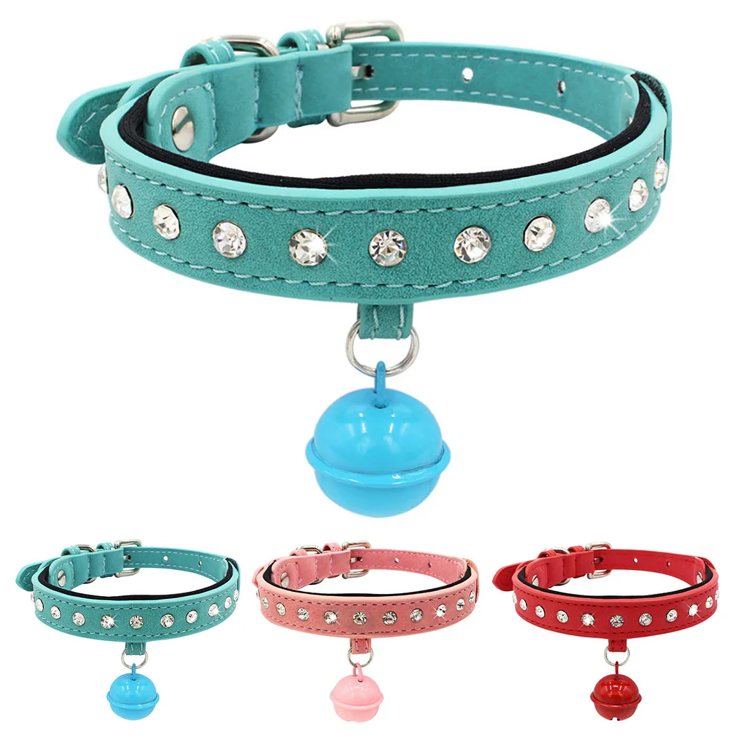 Ошейник для кошек с колокольчиком ошейник ошейники щенков поводки собак питомец