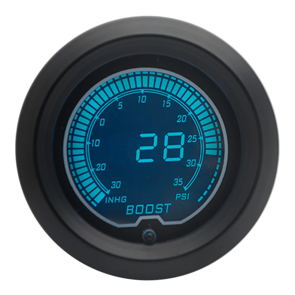 Цифровой турбо датчик 52 мм Psi ЖК дисплей 7 цветов с сенсором|display 7|display digitaldisplay lcd |