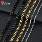 Цепочка унисекс из нержавеющей стали, 357 мм, в стиле панк