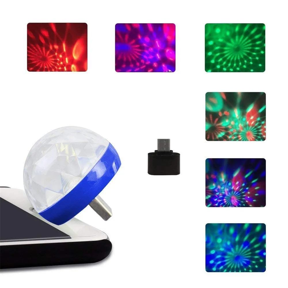 CARPRIE USB мини Светодиодная лампа RGB диско сценический светильник вечерние Клубные