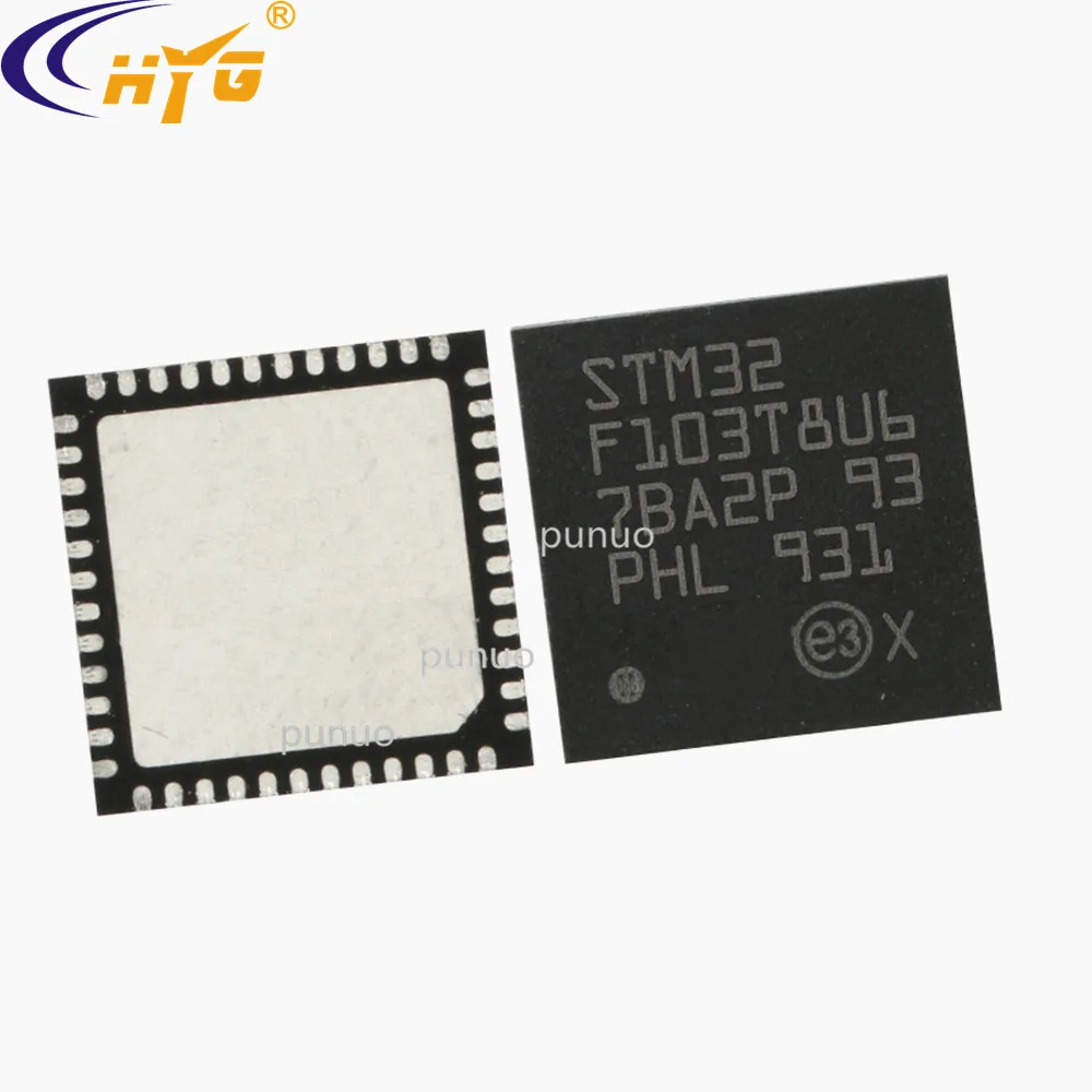 Оригинальный аутентичный STM32F103T8U6 Инкапсуляция QFN36 PH 32 бит MCU 7 таймеров