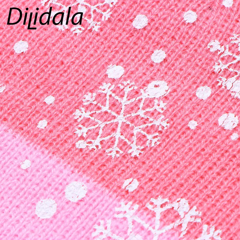 Dilidala/детская трикотажная шапка Рождественский комплект Осень-зима унисекс
