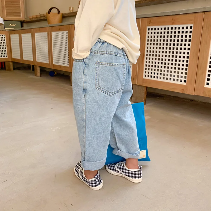 Детская одежда джинсы 2020 весна и осень Новые микро Джинсы Корейская версия