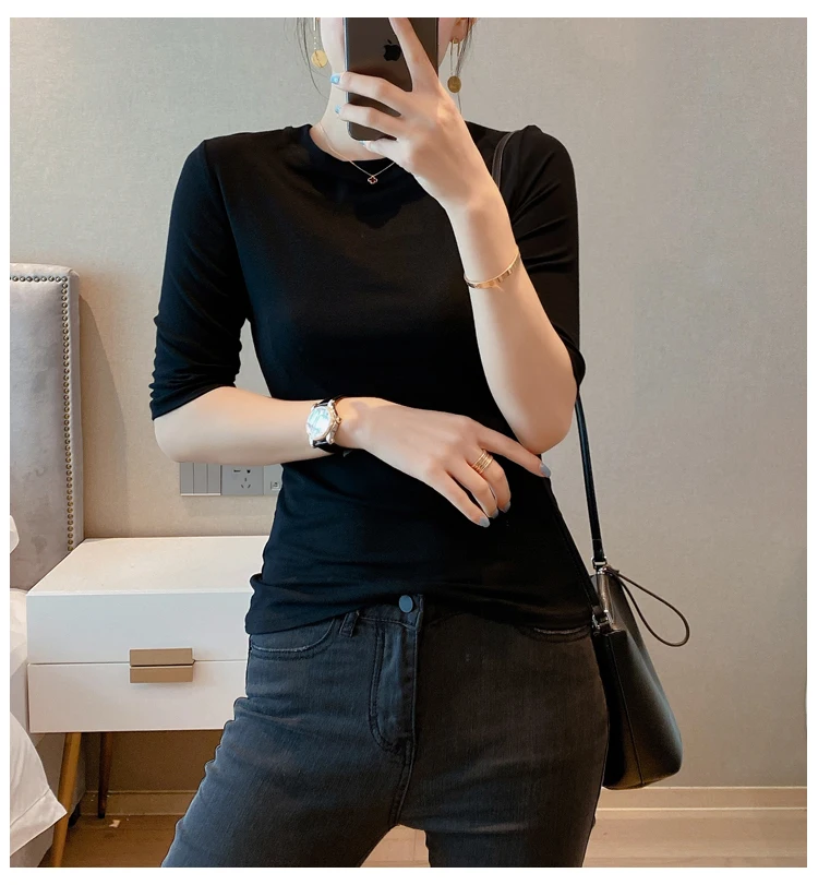 

New S-2XL Slim Sexy Cotton New Summer T Shirt Women Oversize T-Shirt Woman Clothes Tops Crop Tshirt Female Short sleeve