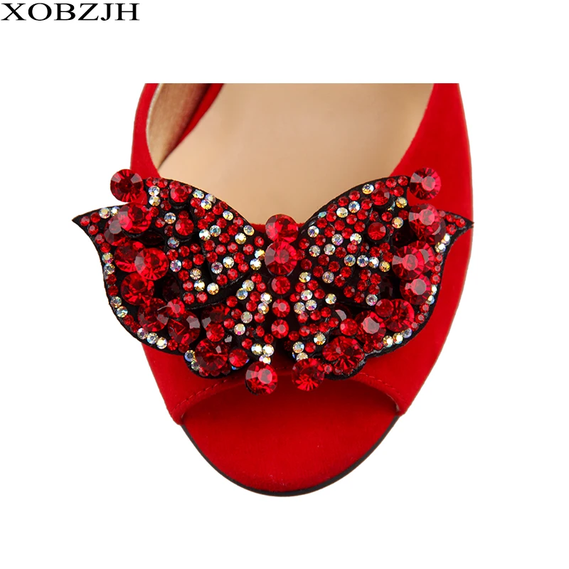 Сандалии стразы женские на квадратном каблуке брендовая Дизайнерская обувь