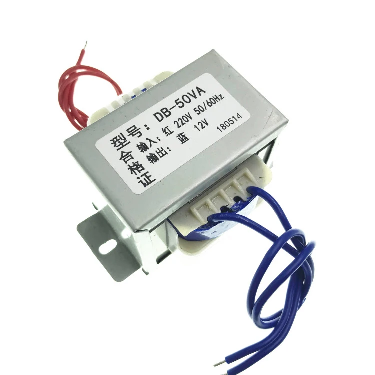 Трансформирующий трансформатор EI, тип EI, 50 Вт, аналогичный 220 В до 24 В, 2 а переменного тока, трансформатор переменного тока, мониторинг EI66