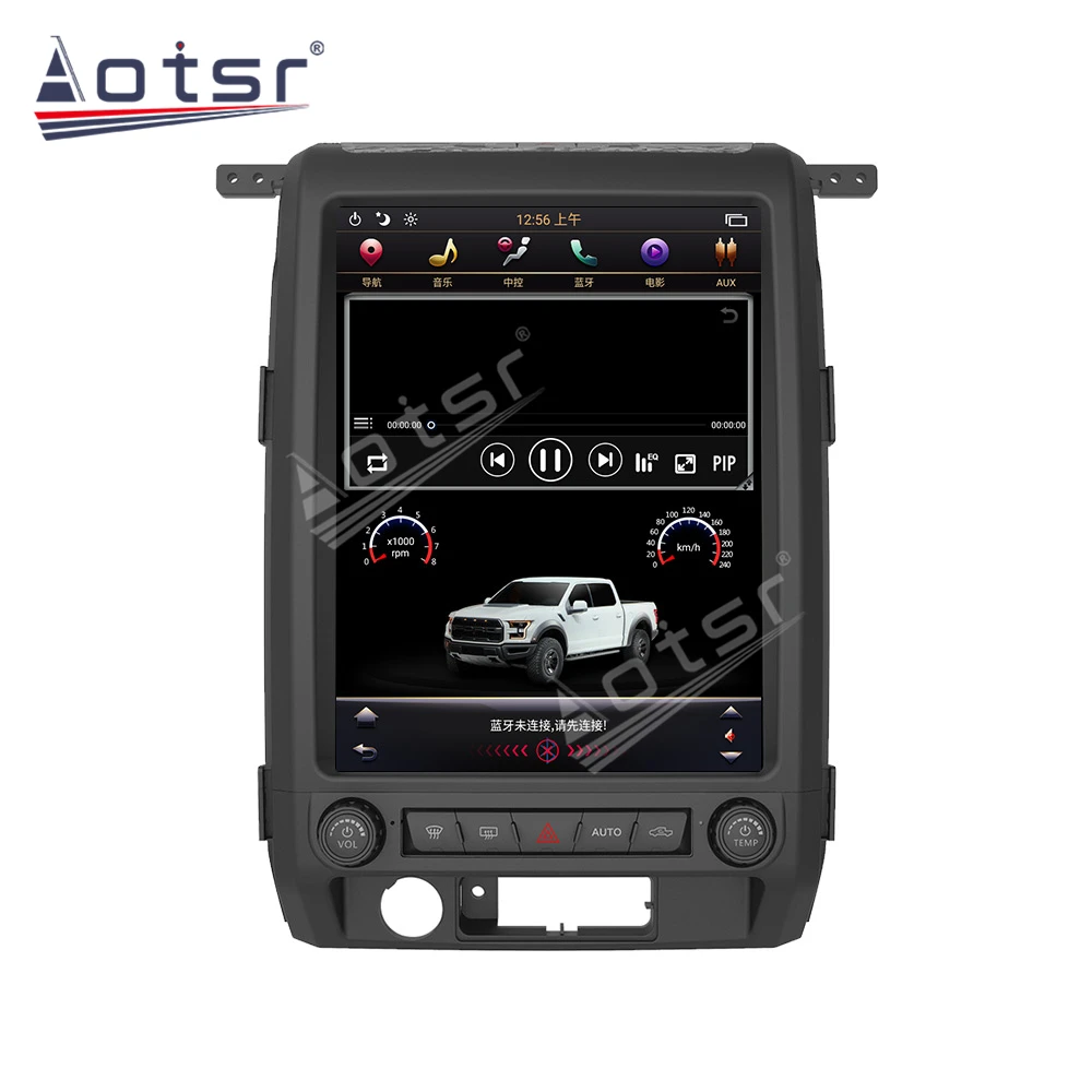 Tesla Head Unit For Ford Raptor F150 2009-2012 Android Radio Multimedia Player PX6 GPS Navigation Auto Stereo Audio Video 64GB | Автомобили