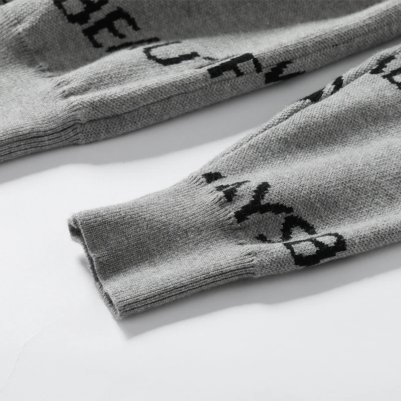 Женский зимний теплый свитер с круглым вырезом женский джемпер толстый