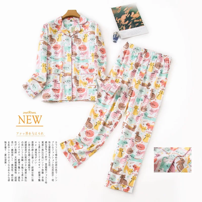 Пижама женская из 100% хлопка с героями мультфильмов|women pyjama|pyjama femmewomens pajamas set |