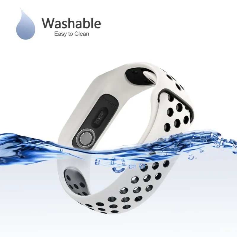 Высококачественный цветной силиконовый ремешок для умных часов Tomtom Touch 7 цветов