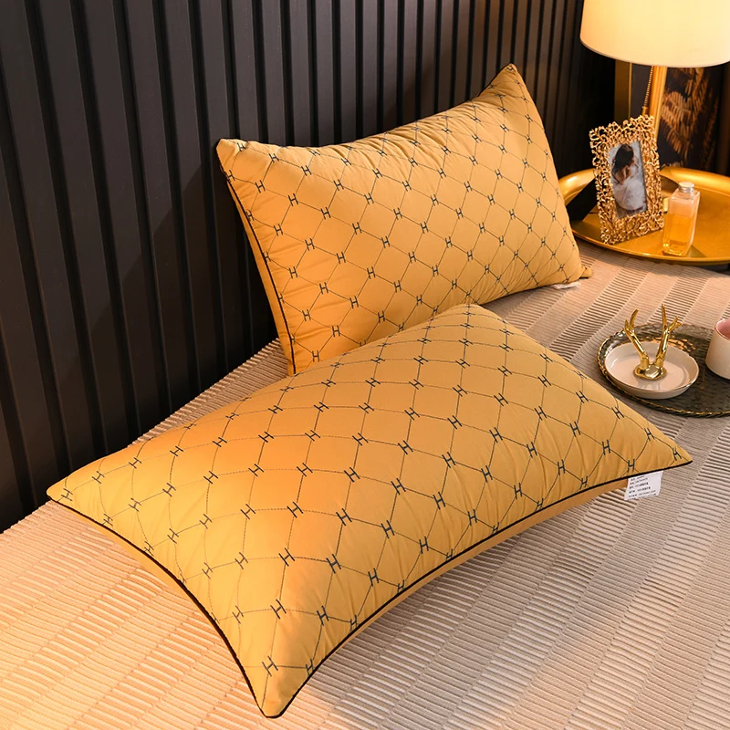 

Cotton Hill Hotel Pillow Core Washable Many Color Pure Pillow High Quality Neck Protection Quilted Cervical Pillow For Sleep