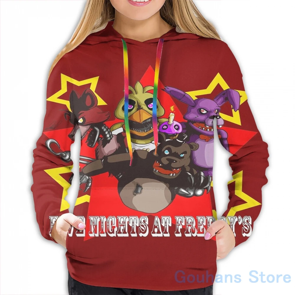 Женская Повседневная Толстовка с капюшоном и принтом |