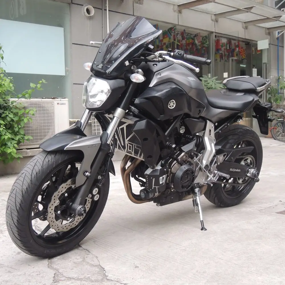 Лобовое стекло с монтажным кронштейном для YAMAHA MT07 MT 07 2014 2015 2016 2017 FZ FZ07