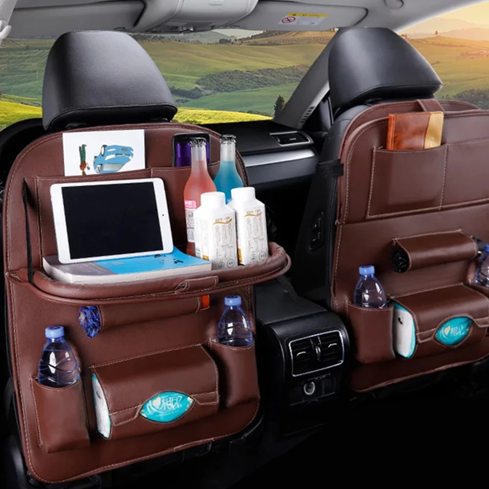 Car Seat Organizer Cup Holder Child Storage Bag For Land Rover Range Defender 90 110 Sport Discovery 3 4 5 Freelander 2 Evoque