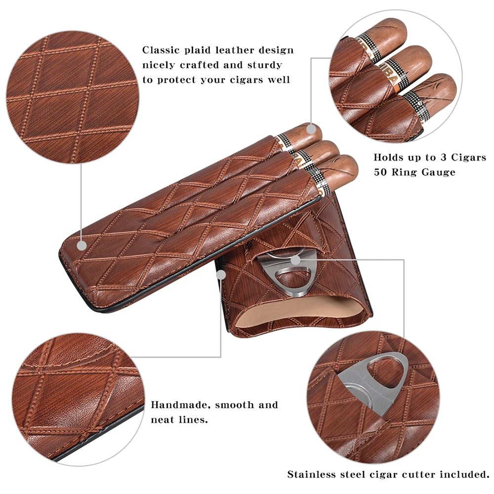 Дорожные аксессуары для сигар VOLENX мини хьюмидор портативный резак из