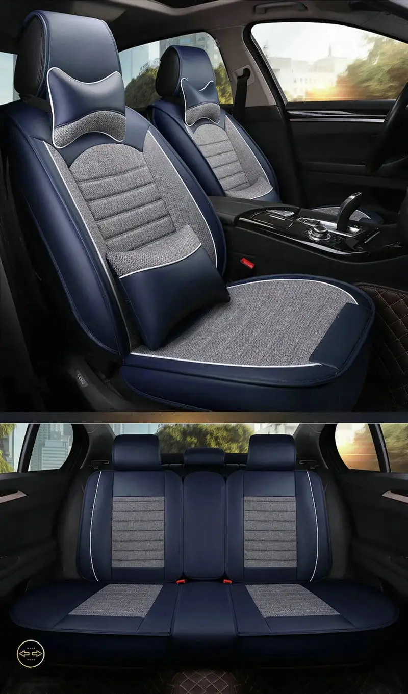 Передняя+ задняя крышка автомобильного сиденья для Volkswagen Passat b5 b6 b7 b8 golf 4 golf 5 golf 6 golf 7 tiguan Polo tiguan touareg Dacia duster