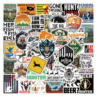1050pcs forest go hunting stickers outdoor camping decals sticker on car backpack motorcycle water bottle laptop skateboard