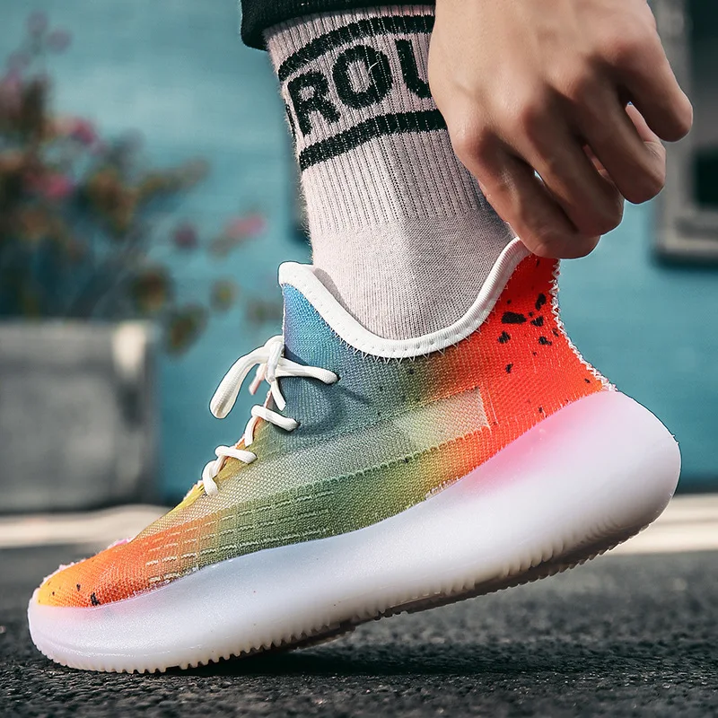 Осень 2020 Новые повседневные кроссовки мужские удобные дышащие спортивные для