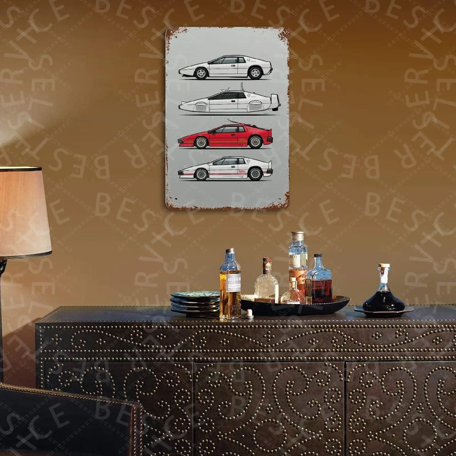 

Esprit Spy Quartet Tin Sign Plaque Metal painting Vintage Wall Decor Bar Pub Man Cave Metal Signs 20x30cm / 30*40cm