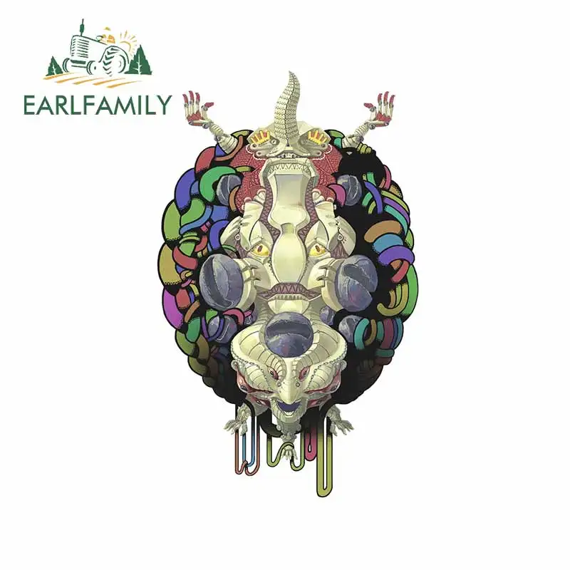 EARLFAMILY 13 см x 7 9 для абстрактной скульптуры дьявола автомобильные | Дискодержатель -4001261020024