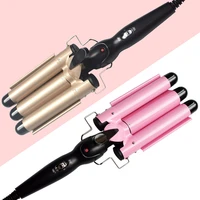 professional hair curling iron ceramic triple barrel hair curler irons hair wave waver styling tools hair styler wand