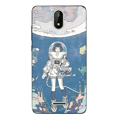 Мягкий чехол из ТПУ с принтом для Micromax Canvas Magnus HD Q421 силиконовый Q 421 | Мобильные
