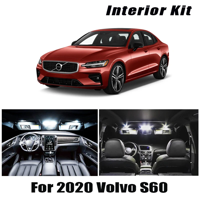 15X белый Canbus без ошибок Женский комплект интерьерного освещения для Volvo S60 2020