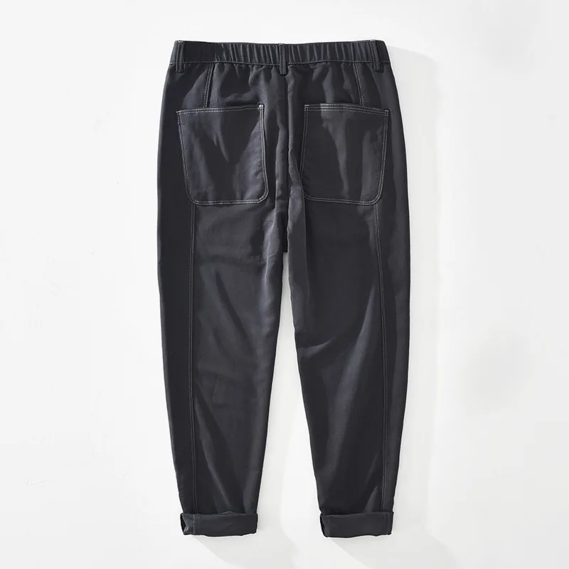 Весна лето 2609 Мужские Брюки Корейская версия Универсальные однотонные