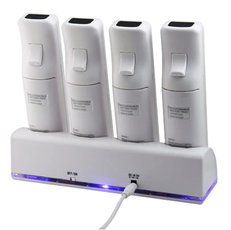 Для nintendo Wii дистанционный контроллер Джойстик Quad 4 слота зарядная док-станция