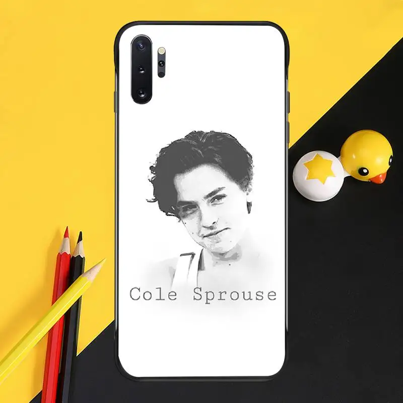 Мягкий черный чехол для телефона PENGHUWAN Sprouse Riverdale Samsung Note 3 4 5 7 8 9 10 pro M10 20 30|Бамперы| |