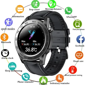 2021 smart watch men gps track recording sport fitness tracker temperature monitor heart rate smartwatch for huawei xiaomi phone free global shipping