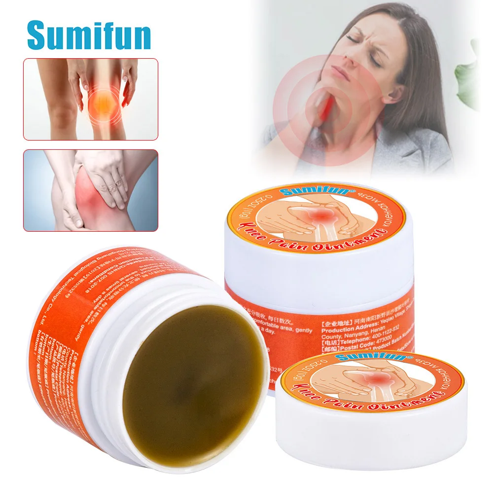 

10 г, Sumifun, крем для снятия симптомов боли в коленях, женский крем для лечения ревматоидного артрита, массажа тела, медицинский крем