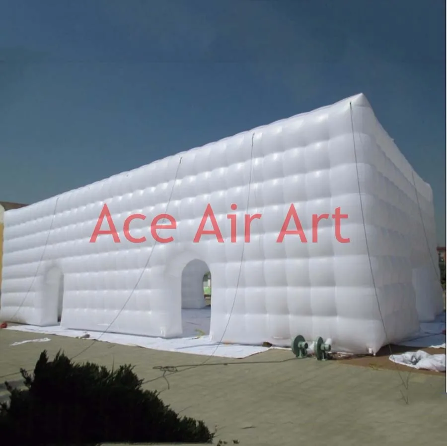 Индивидуальная сотовая Стена куб шатер Большая Надувная Свадебная палатка