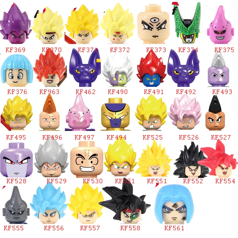 

Dragon Anime Figure Characters Buliding Blocks Cartoon Bricks Educational Kids Toys Children Gifts KF6030 KF6036 KF6040 KF604