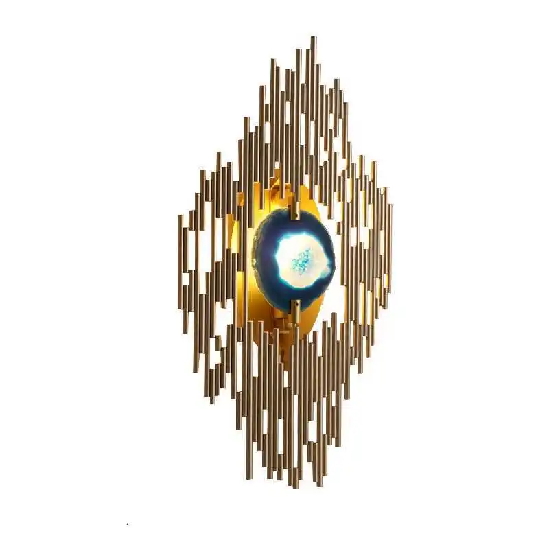 Современный минималистичный стеклянный Хрустальный светодиодный настенный