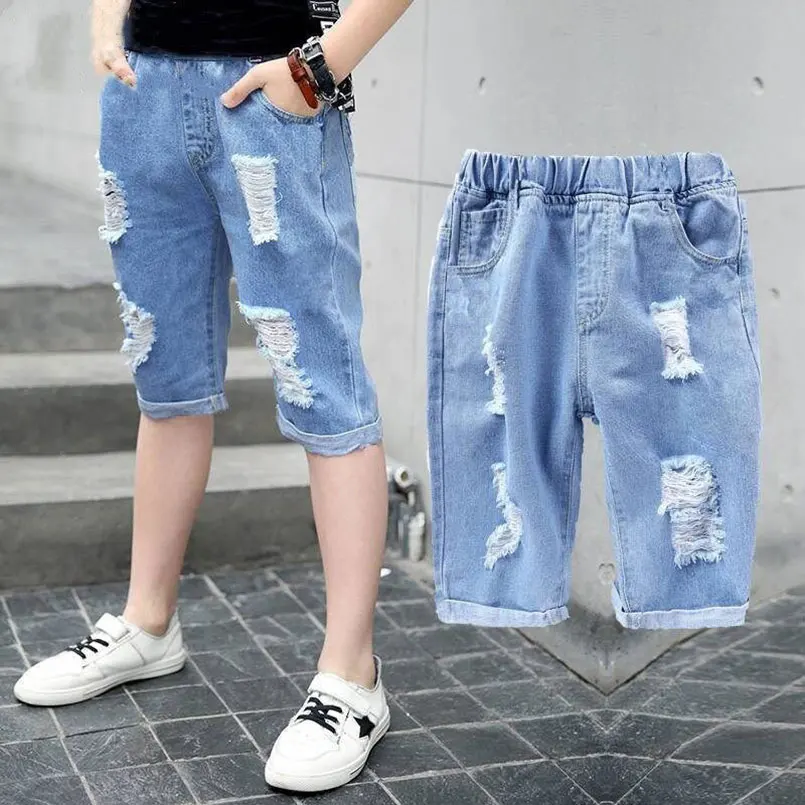 Шорты для мальчиков Детские джинсы штаны на каждый день Сезон лето 2021
