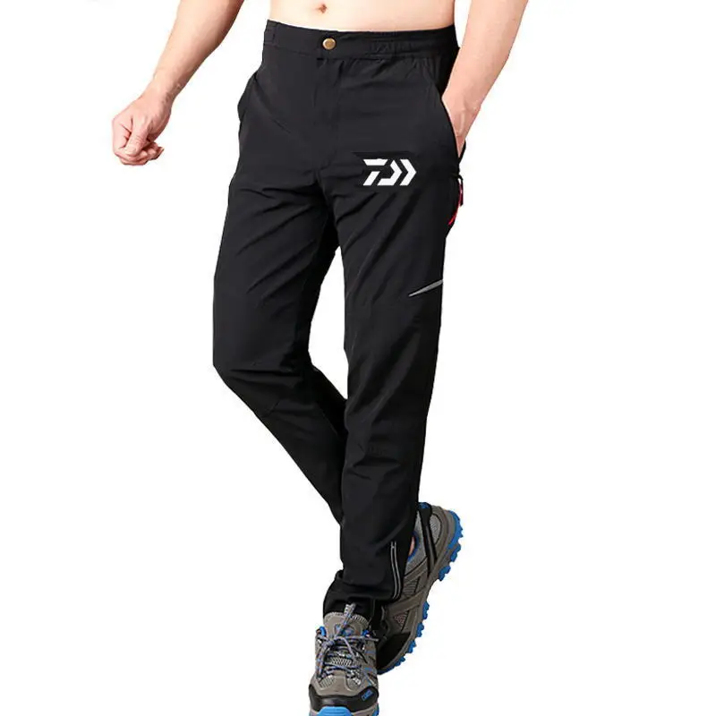 Daiwa супер тонкие дышащие брюки для рыбалки мужчин и женщин водонепроницаемые